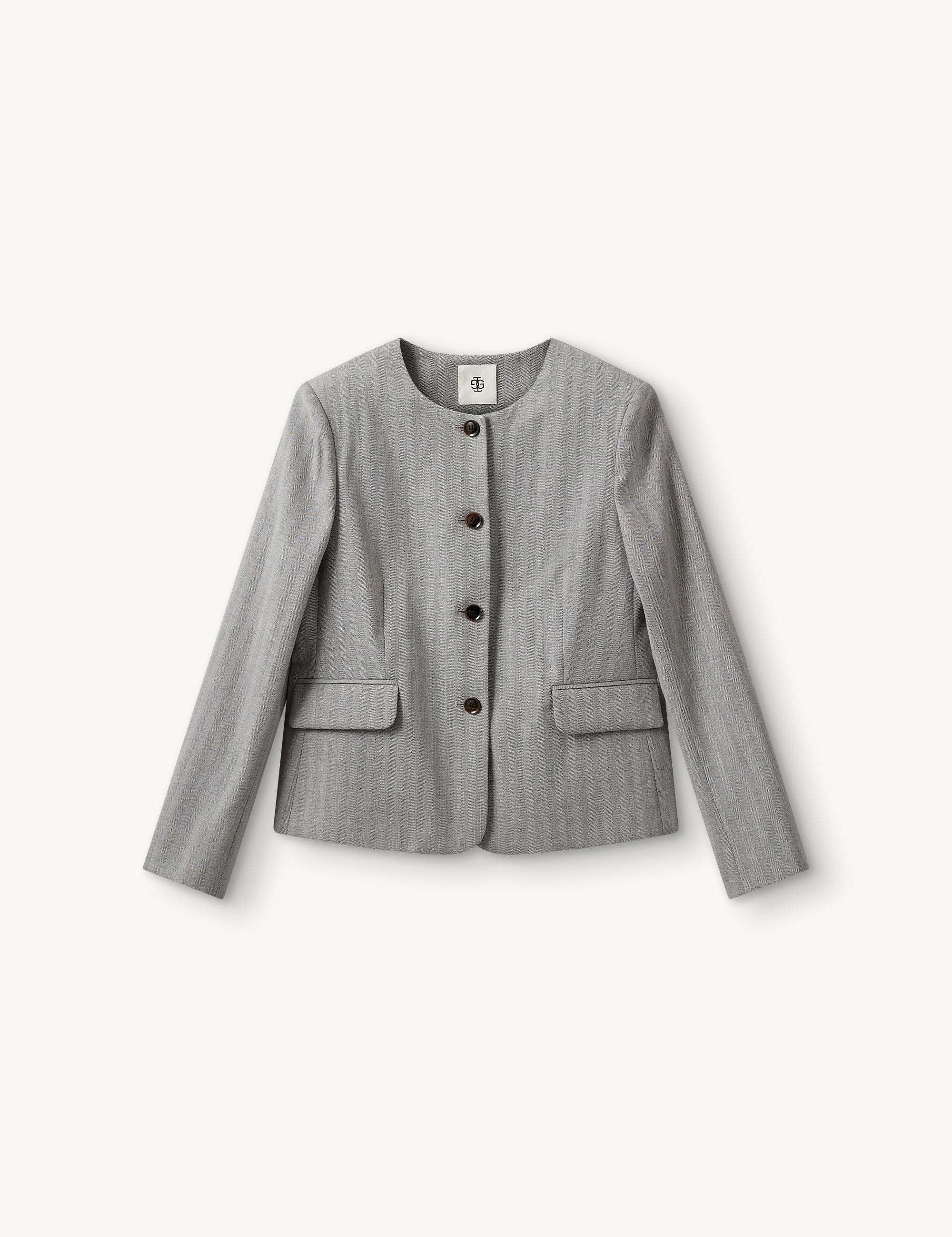 Conti Blazer Grey Herringbone 4 / Grey Herringbone