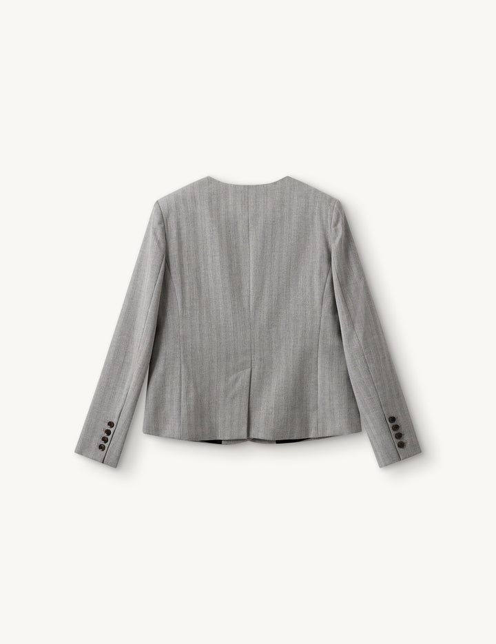 Conti Blazer Grey Herringbone 4 / Grey Herringbone