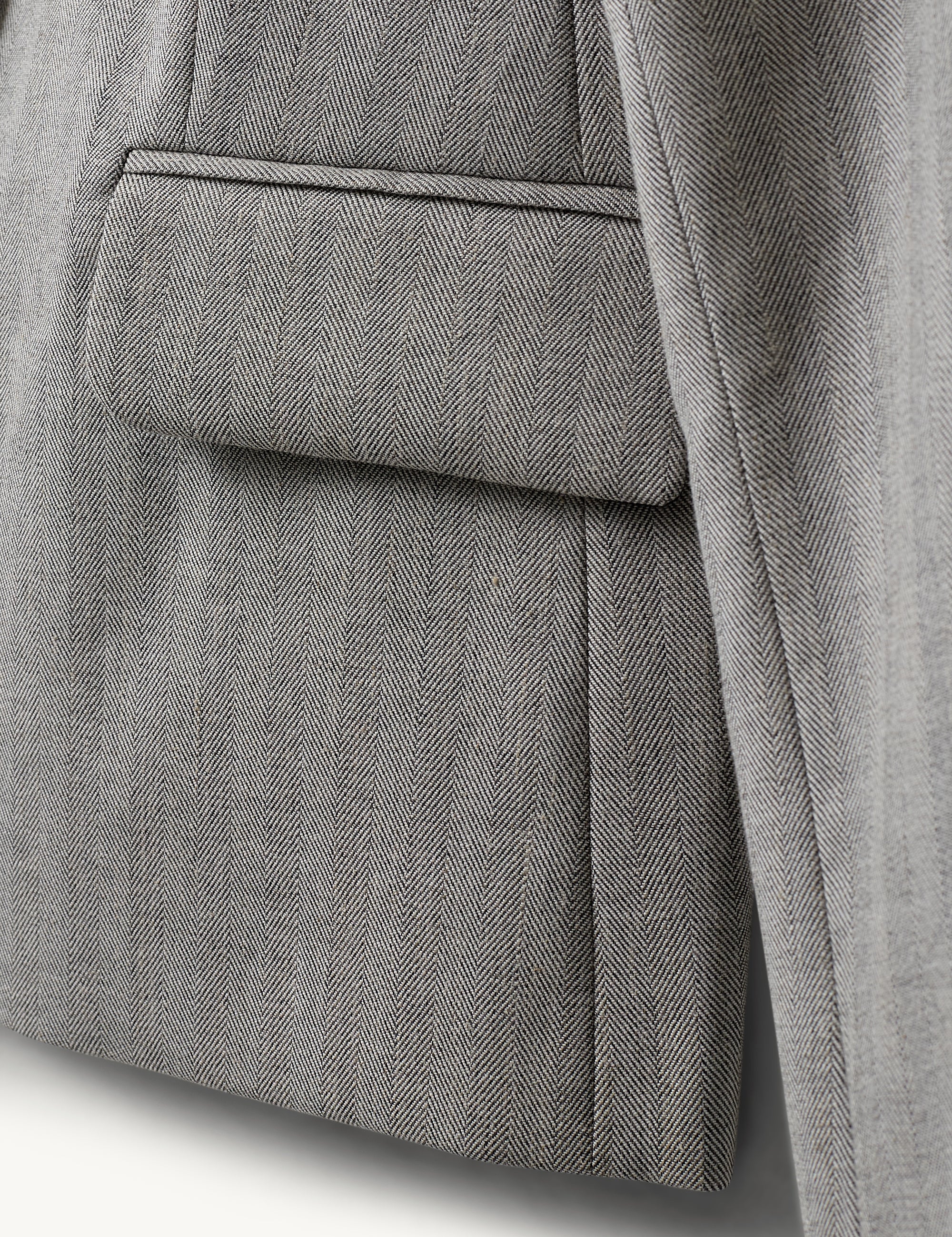 Conti Blazer Grey Herringbone 4 / Grey Herringbone