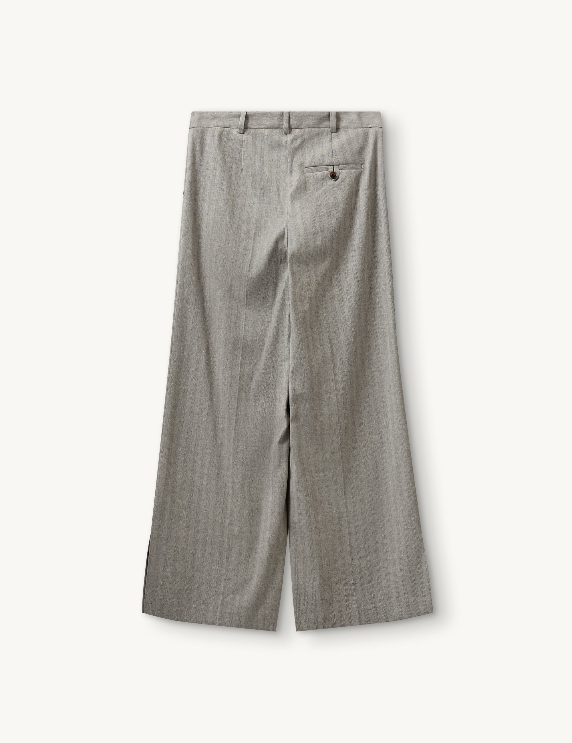 Conti Pants Grey Herringbone 4 / Grey Herringbone