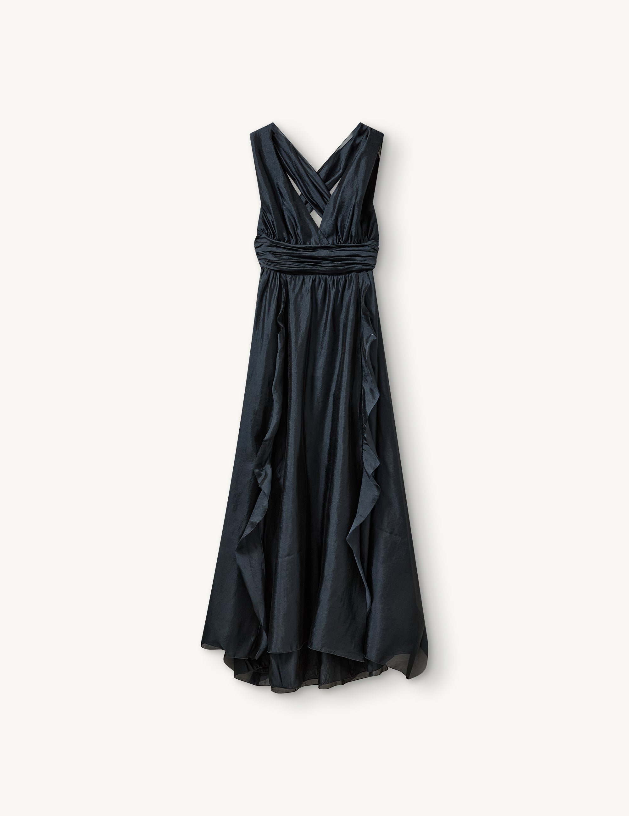Gilian Halter Gown Dusty Blue 4 / Dusty Blue