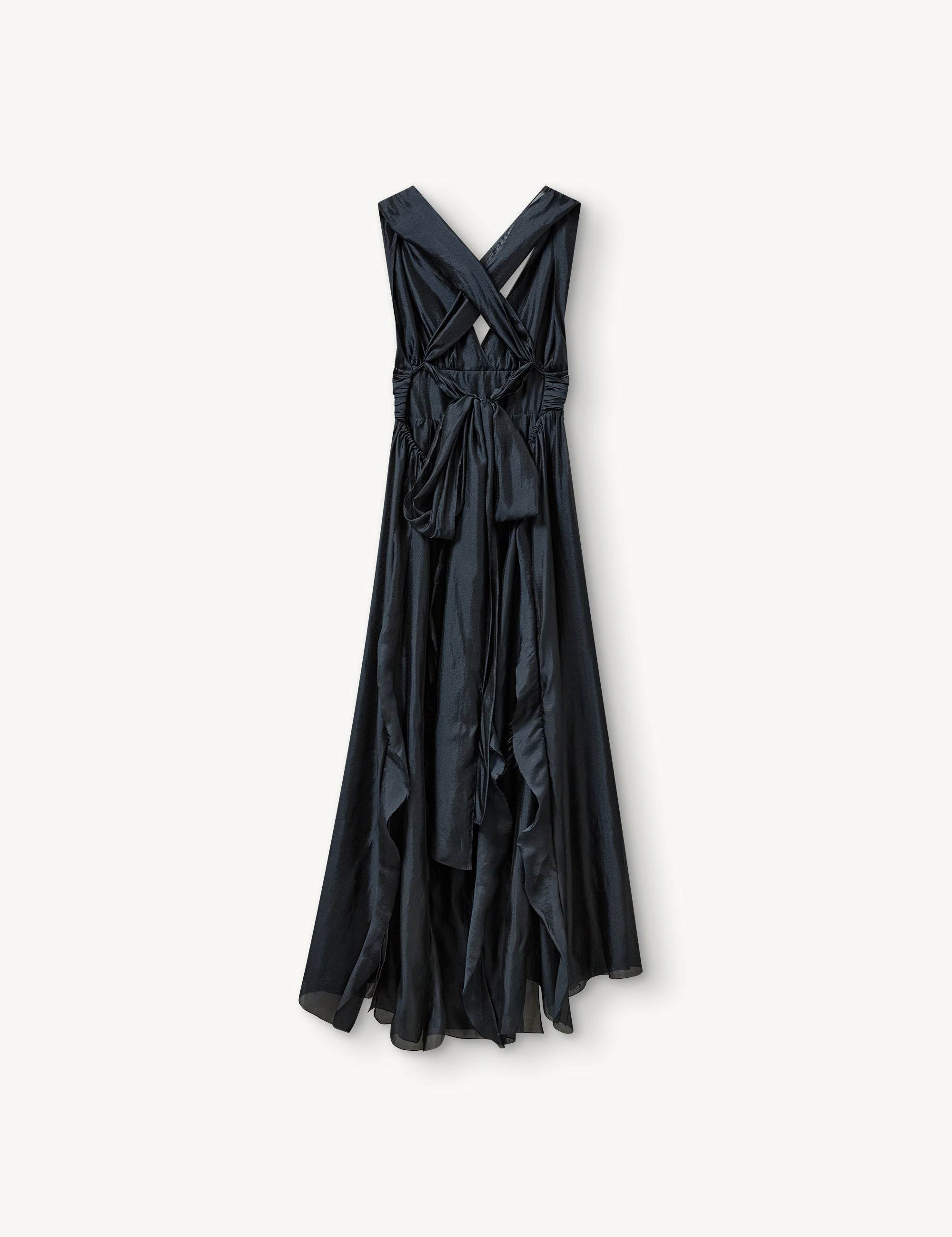 Gilian Halter Gown Dusty Blue 4 / Dusty Blue