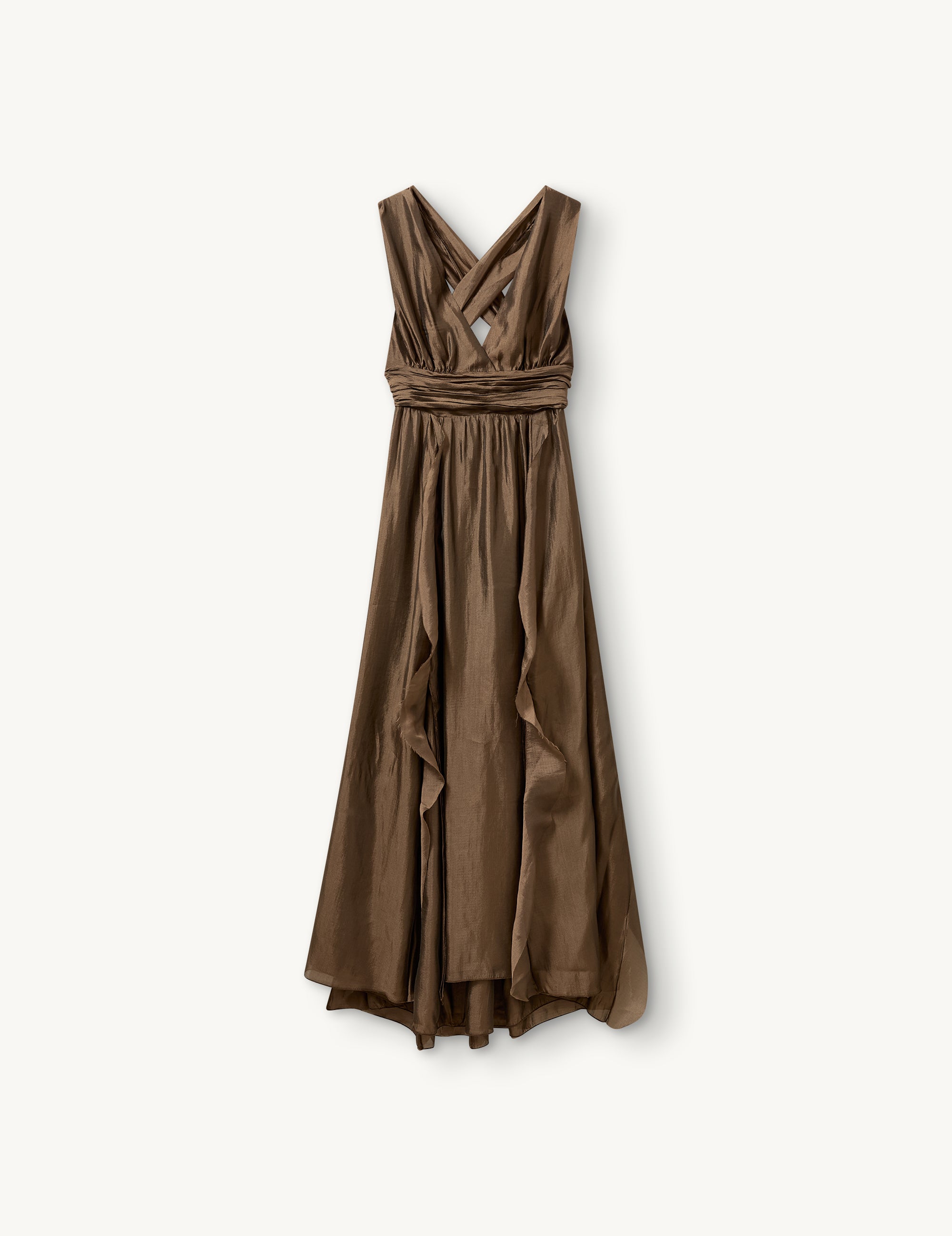 Gilian Halter Gown Dusty Blue 4 / Dusty Blue
