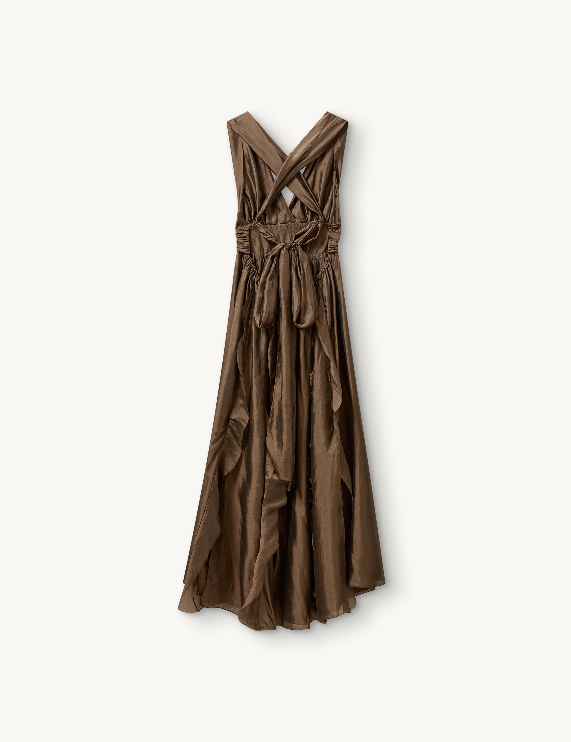 Gilian Halter Gown Dusty Blue 4 / Dusty Blue