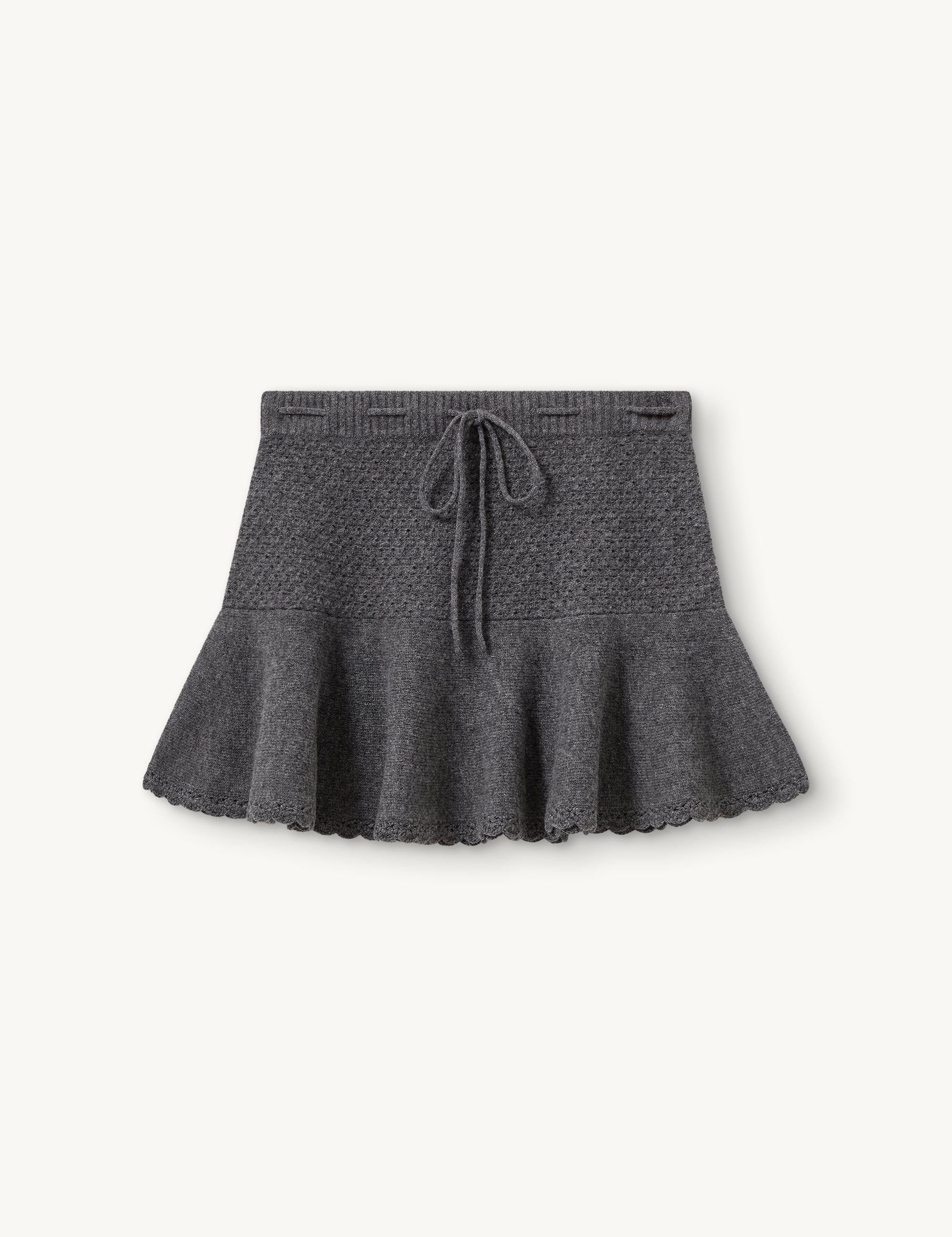 Como Crochet Mini Grey Melange