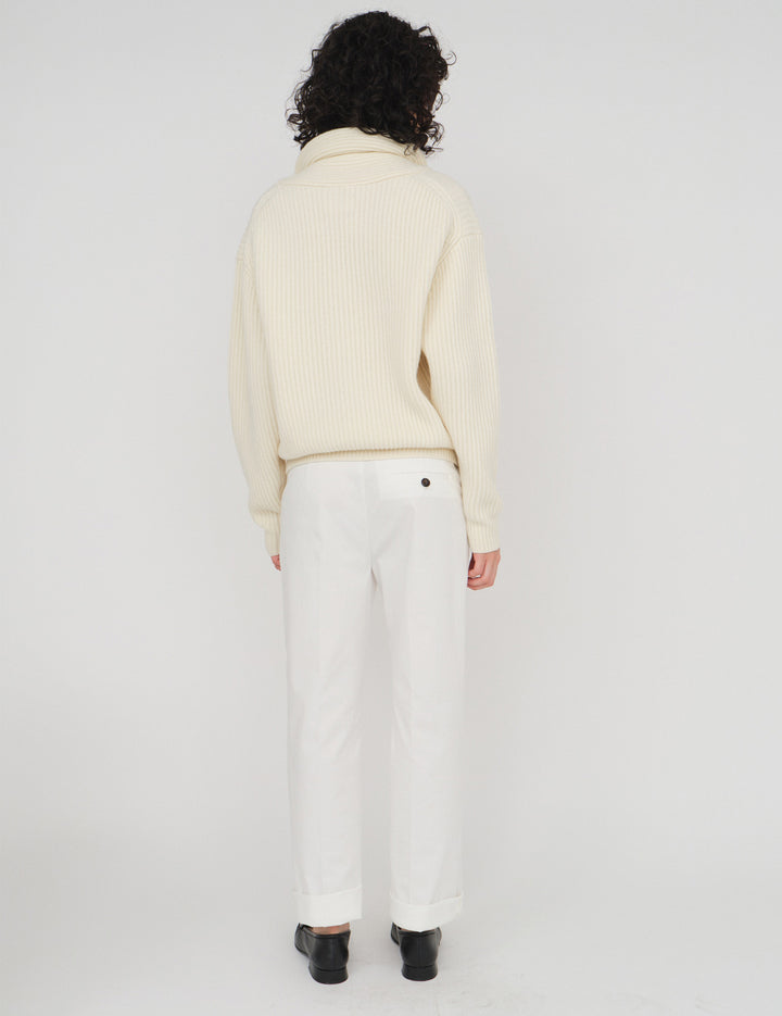 Avelino Straight Pants Cream 6 / Cream