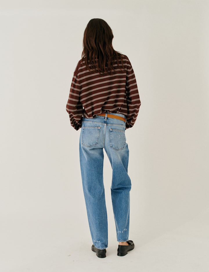 Darcy Distressed Jeans Washed Blue 25 / Washed Blue