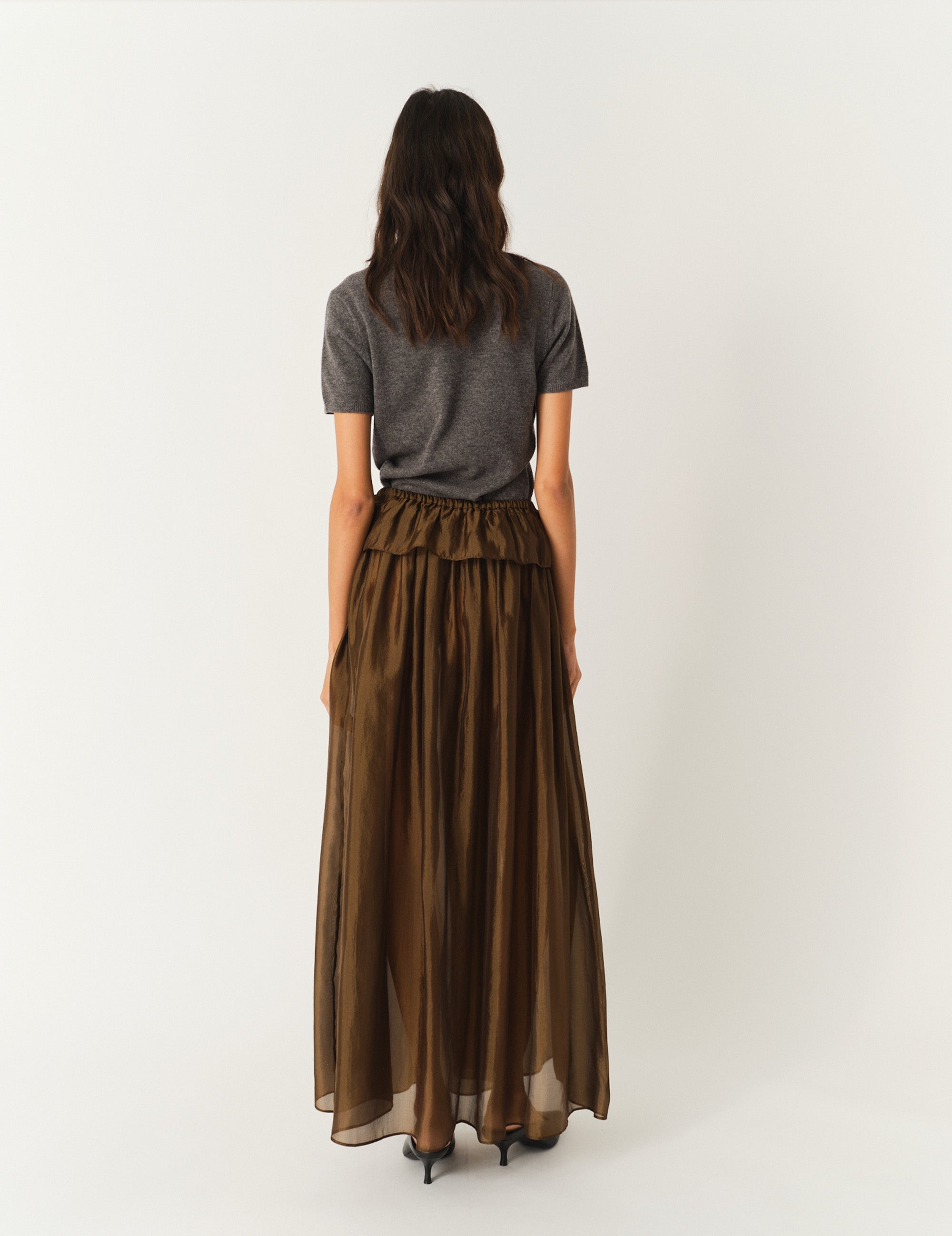 Gilian Maxi Skirt Espresso 6 / Espresso
