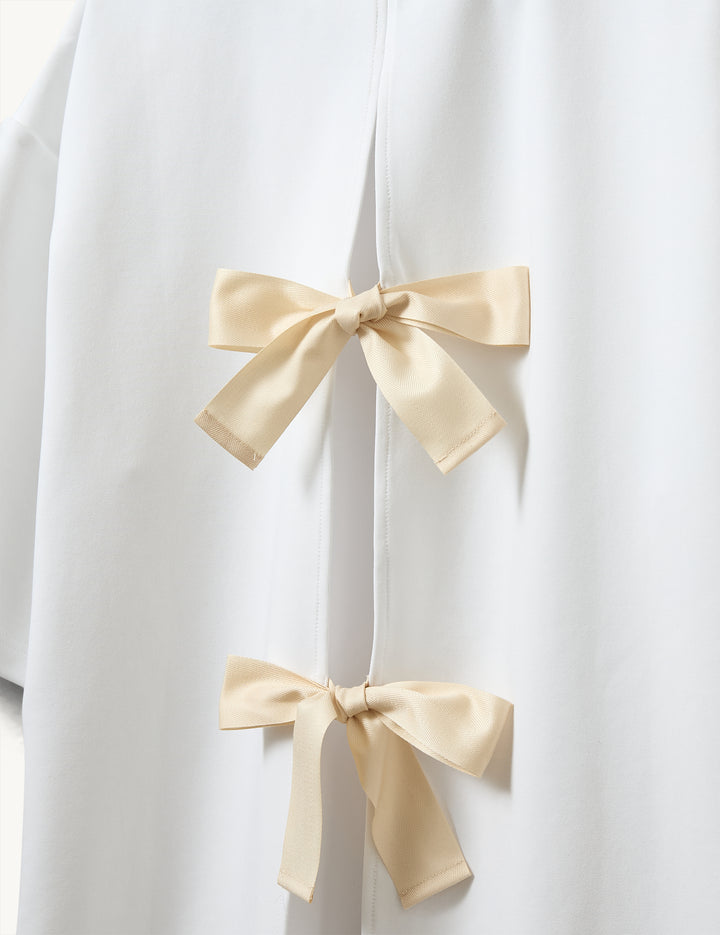 TG Bow Tee White OS / White