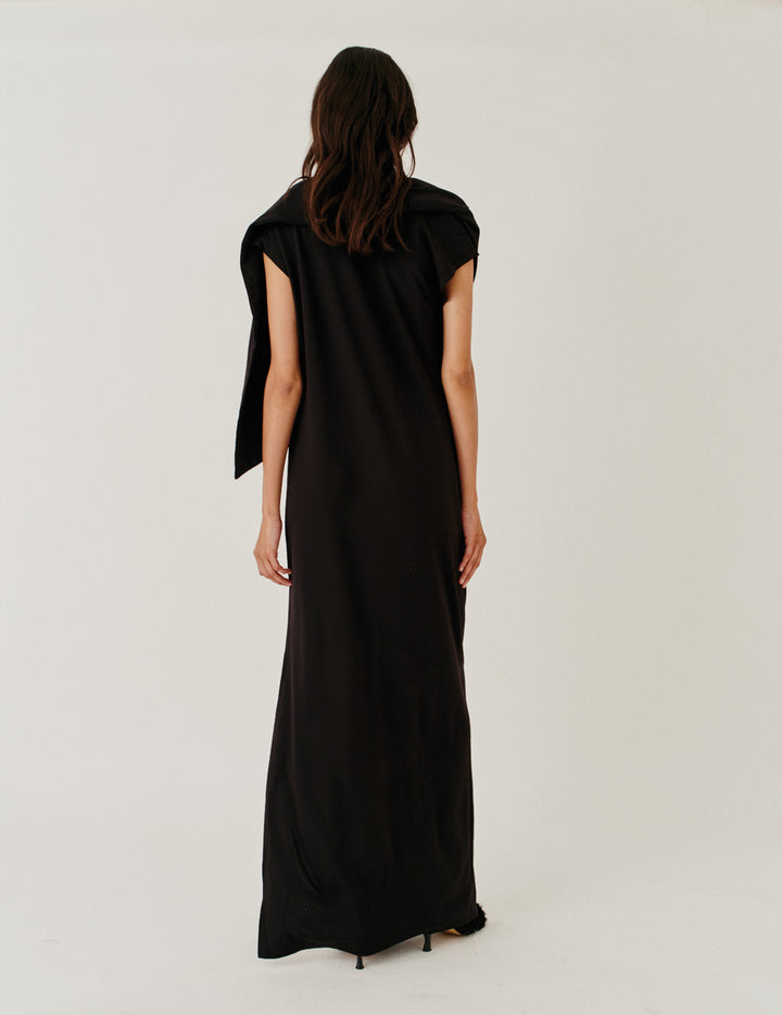 Scarf Dress Black 4 / Black