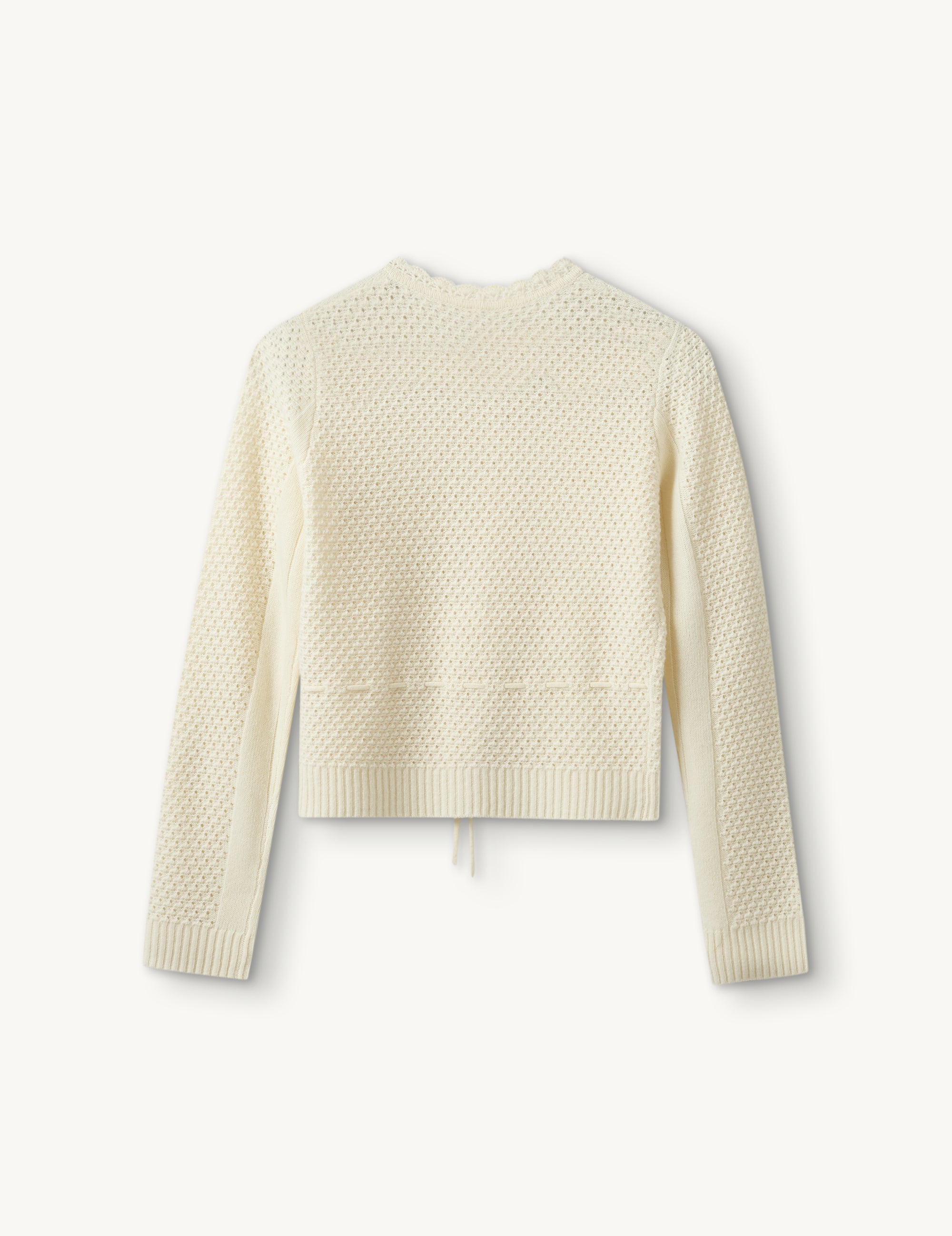 Como Belted Cardigan Cream 4 / Cream