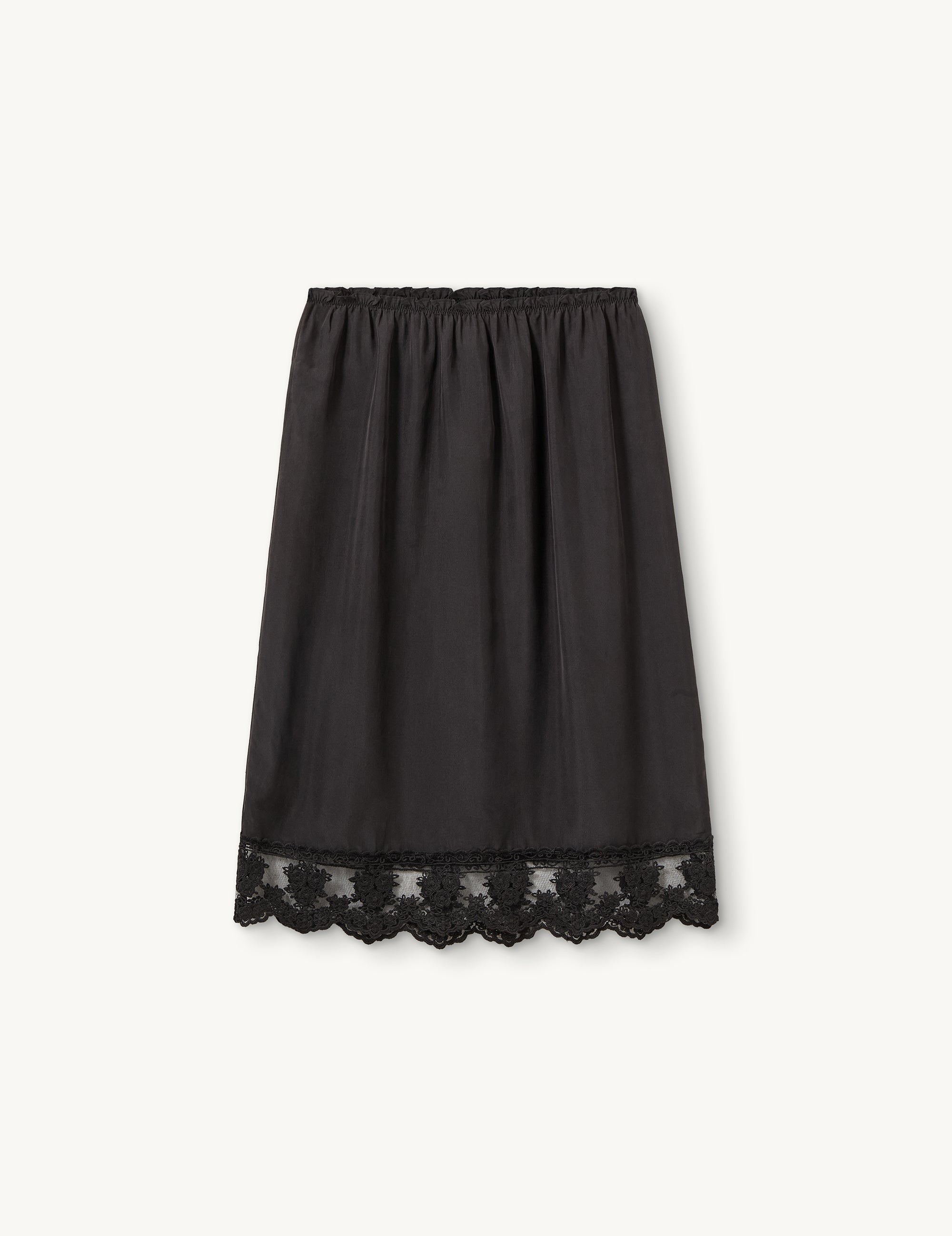 Darling Slip Skirt Ecru 4 / Ecru