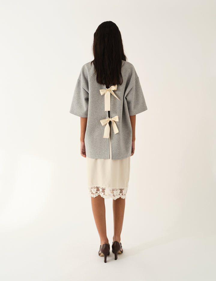 Darling Slip Skirt Ecru 4 / Ecru