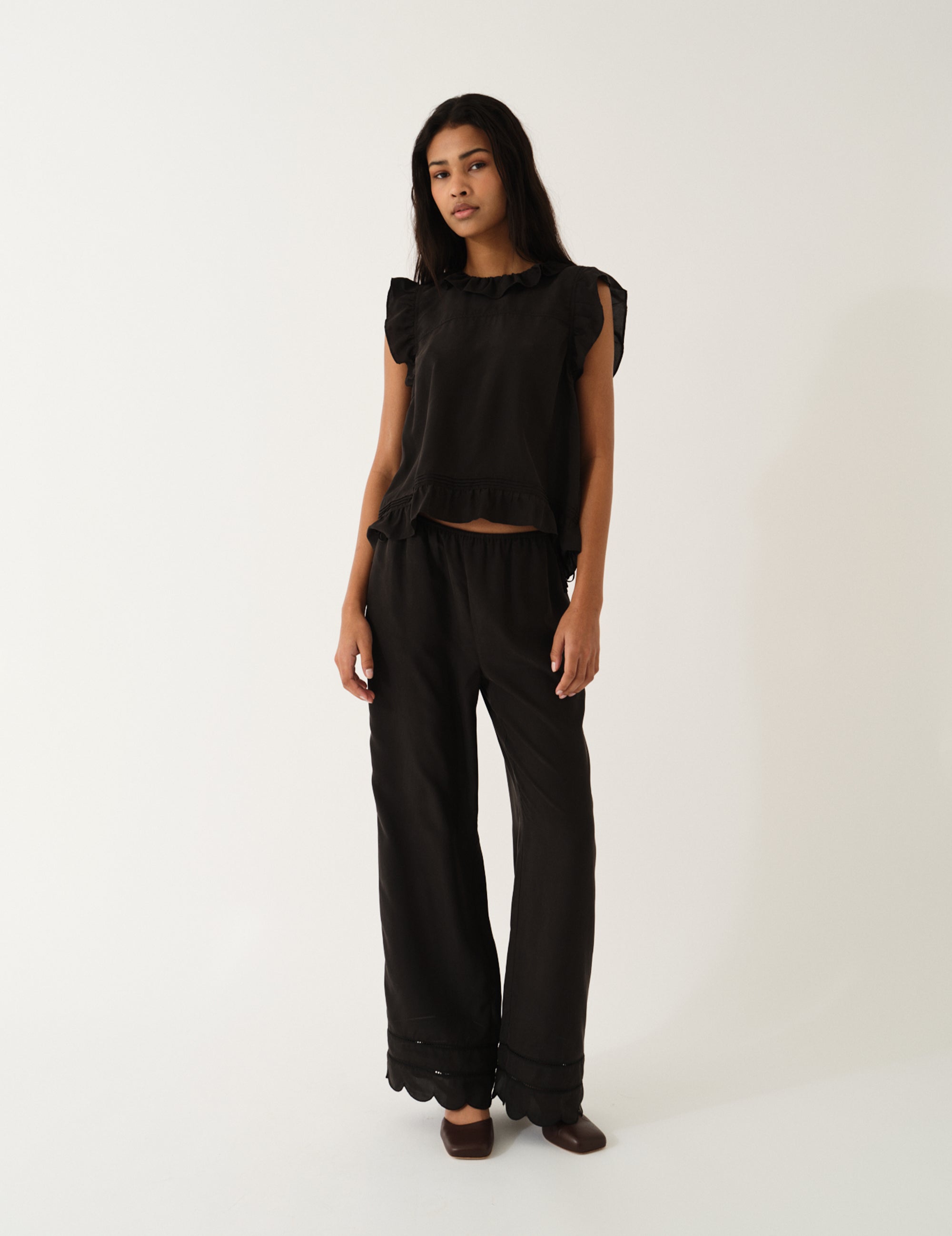 Darling Pants Ecru 4 / Ecru