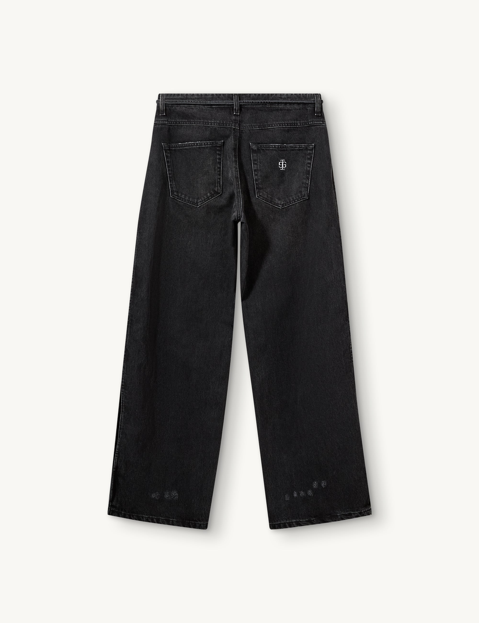 Darcy Barrel Jeans Washed Black Denim 24 / Washed Black Denim