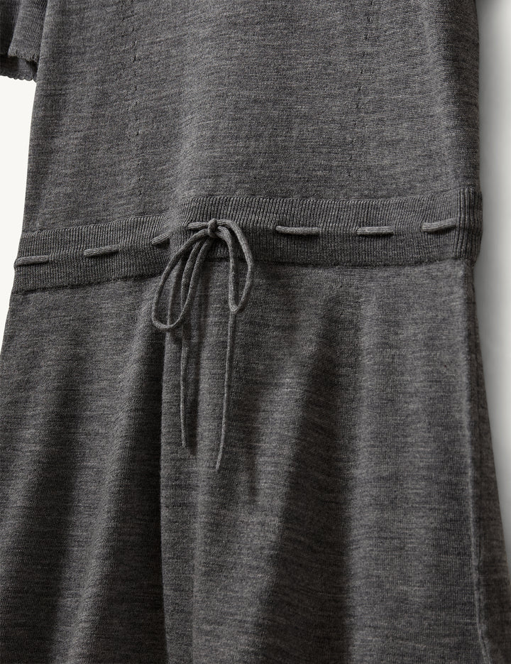 Bergen Scallop Mini Dress Black 4 / Black