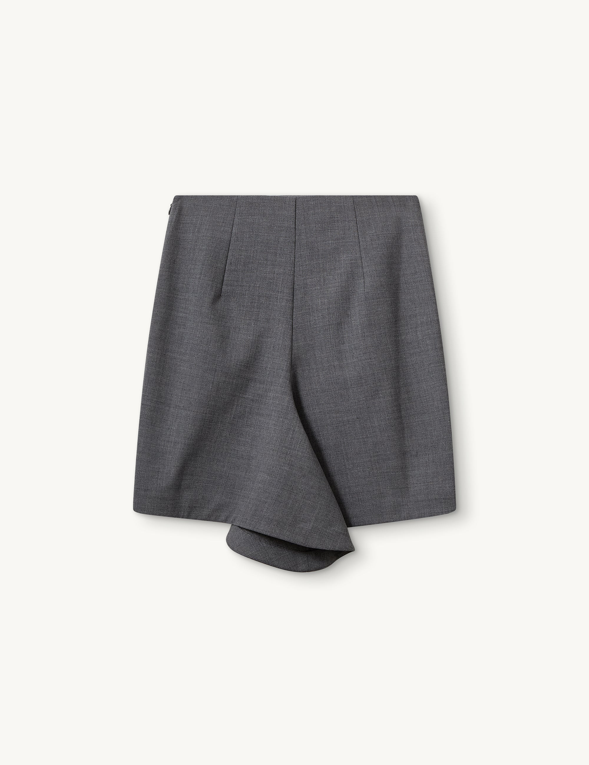 Grand Slip Skirt Grey Melange 4 / Grey Melange