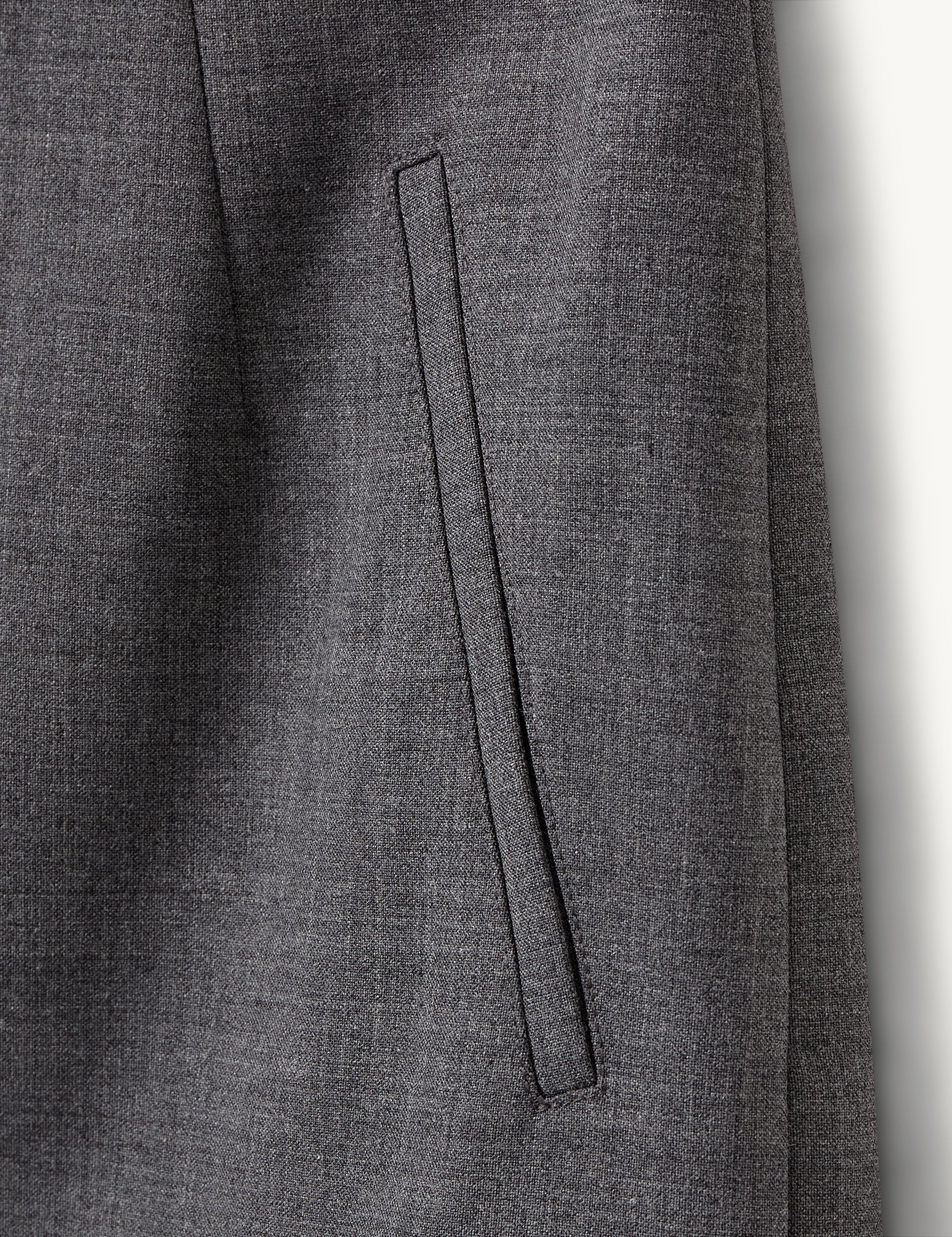 Grand Slip Skirt Grey Melange 4 / Grey Melange