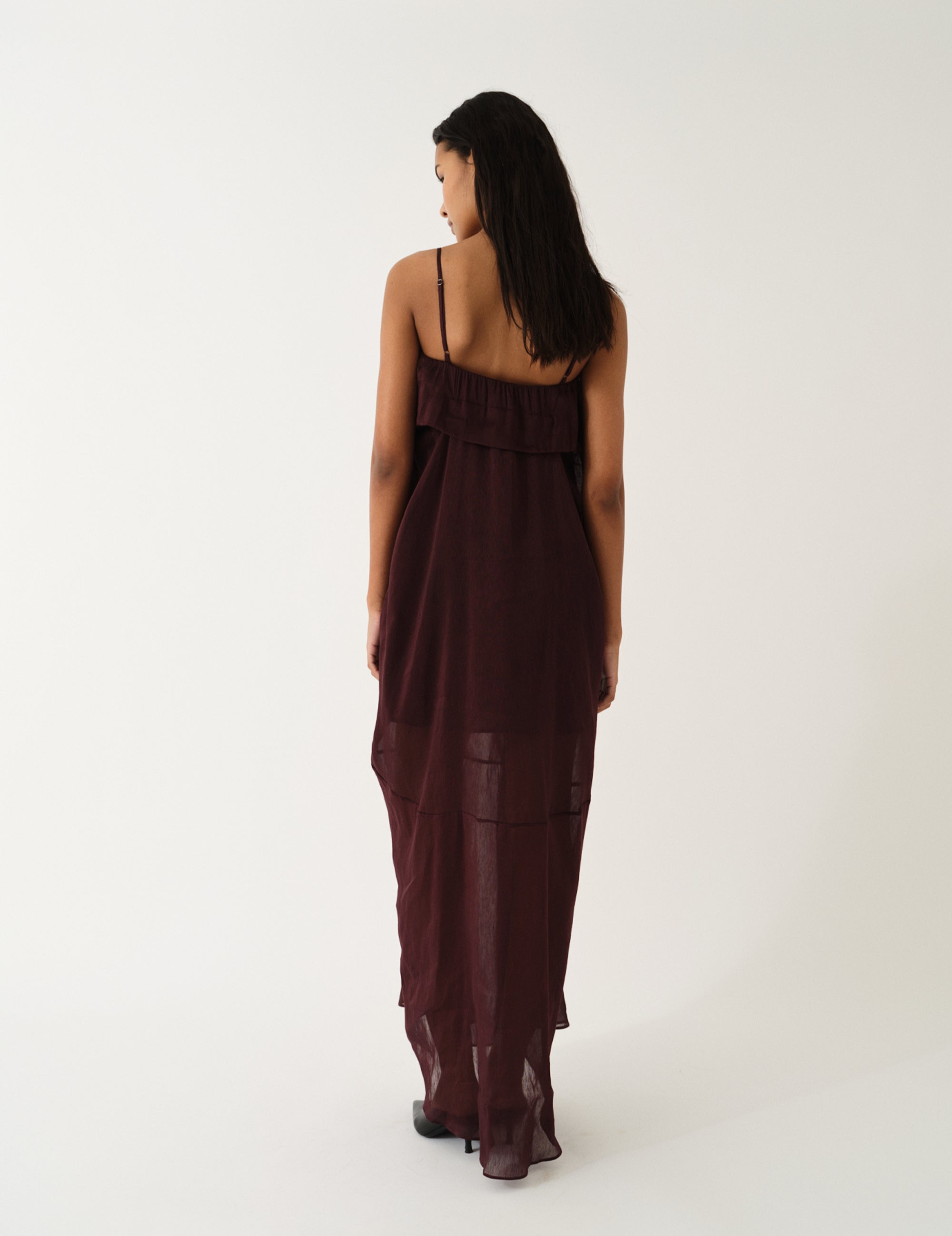 Prince Drape Gown Burgundy 4 / Burgundy