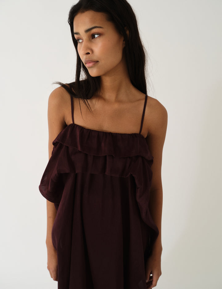Prince Drape Gown Burgundy 4 / Burgundy