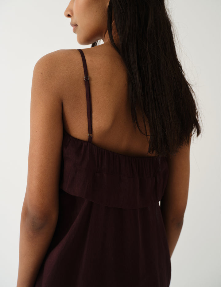 Prince Drape Gown Burgundy 4 / Burgundy