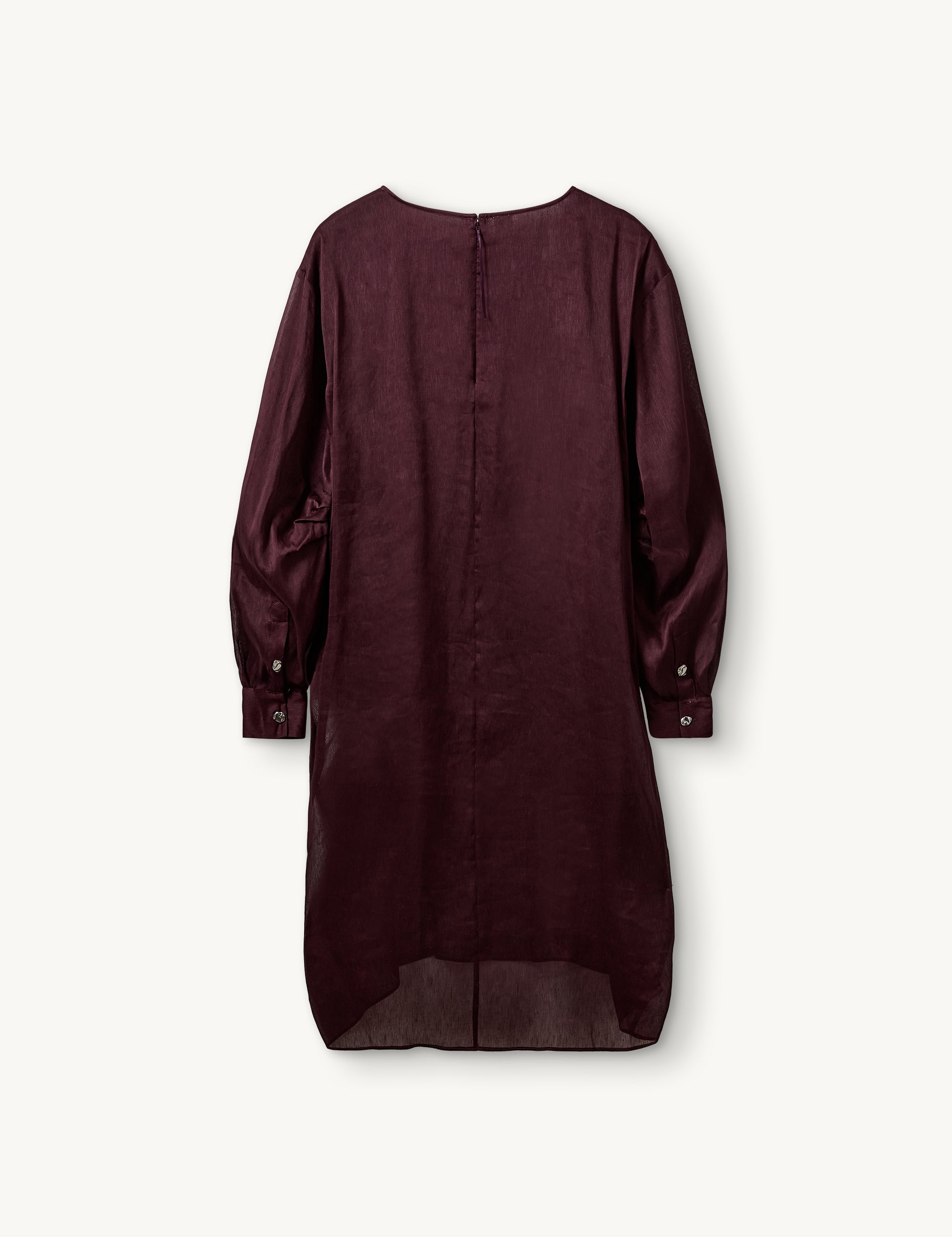 Prince Midi Dress Burgundy 4 / Burgundy