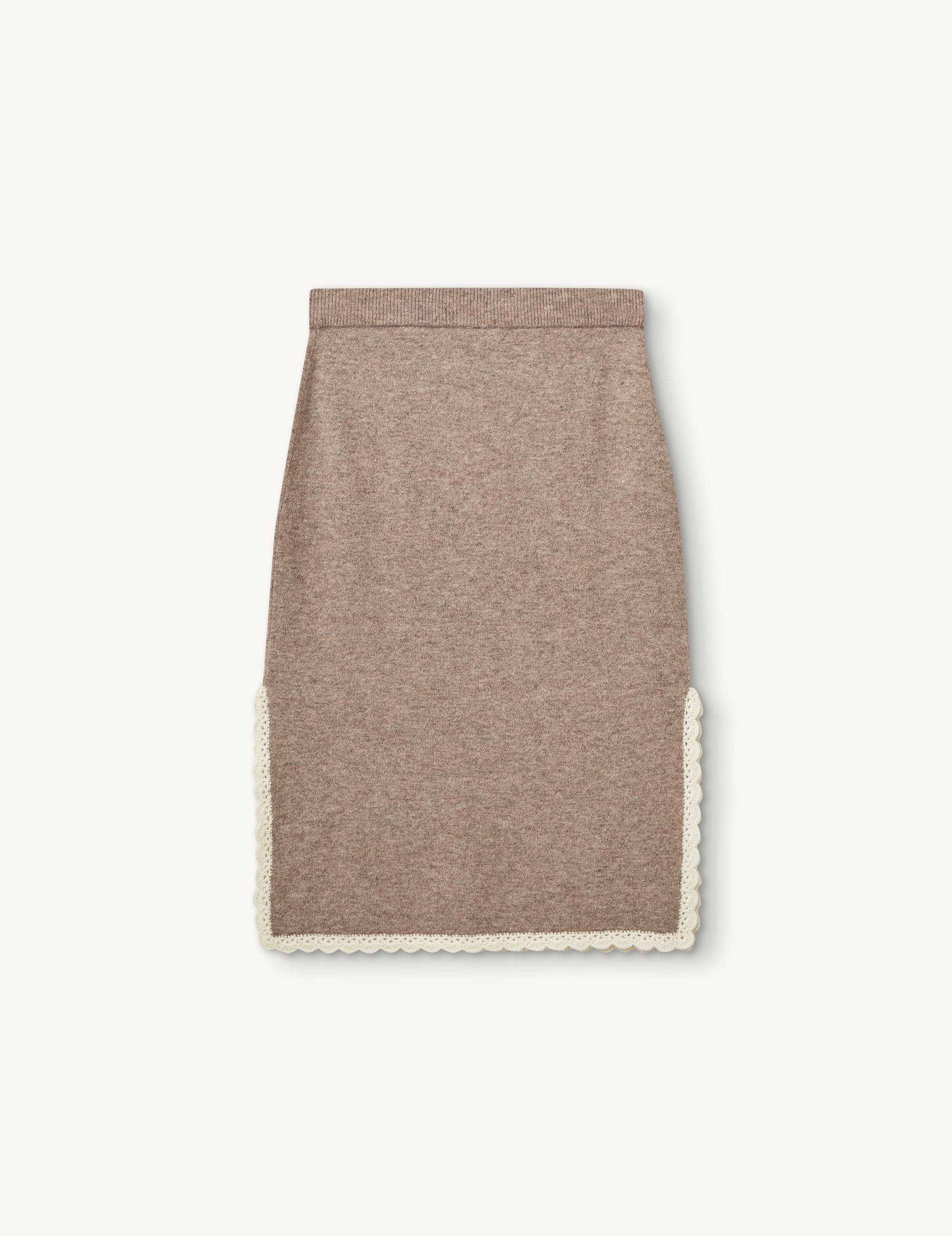 Como Crochet Slip Skirt Cream 4 / Cream