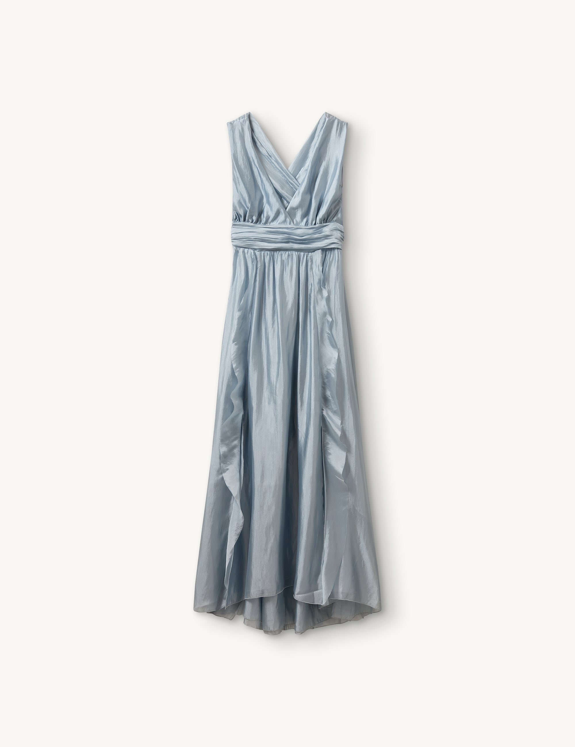 Gilian Halter Gown Dusty Blue 4 / Dusty Blue