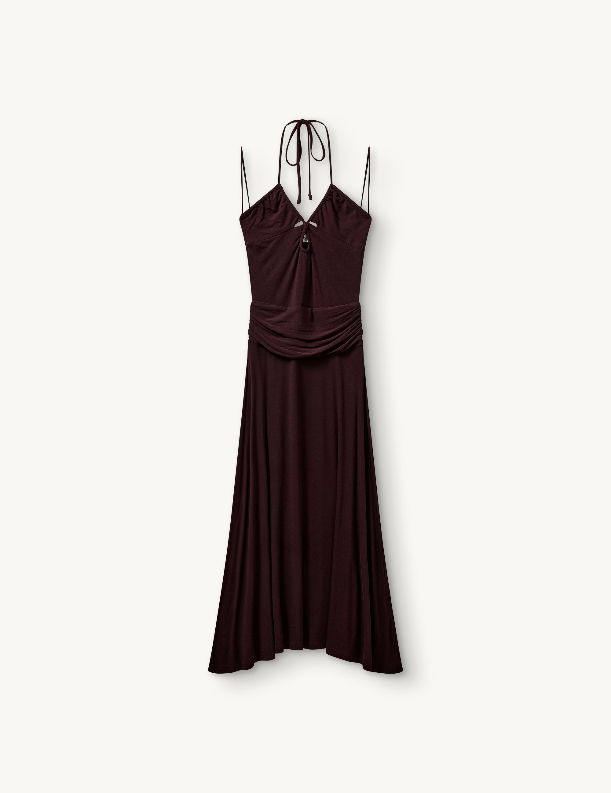 Breanna Bandeau Dress 4 / Burgundy