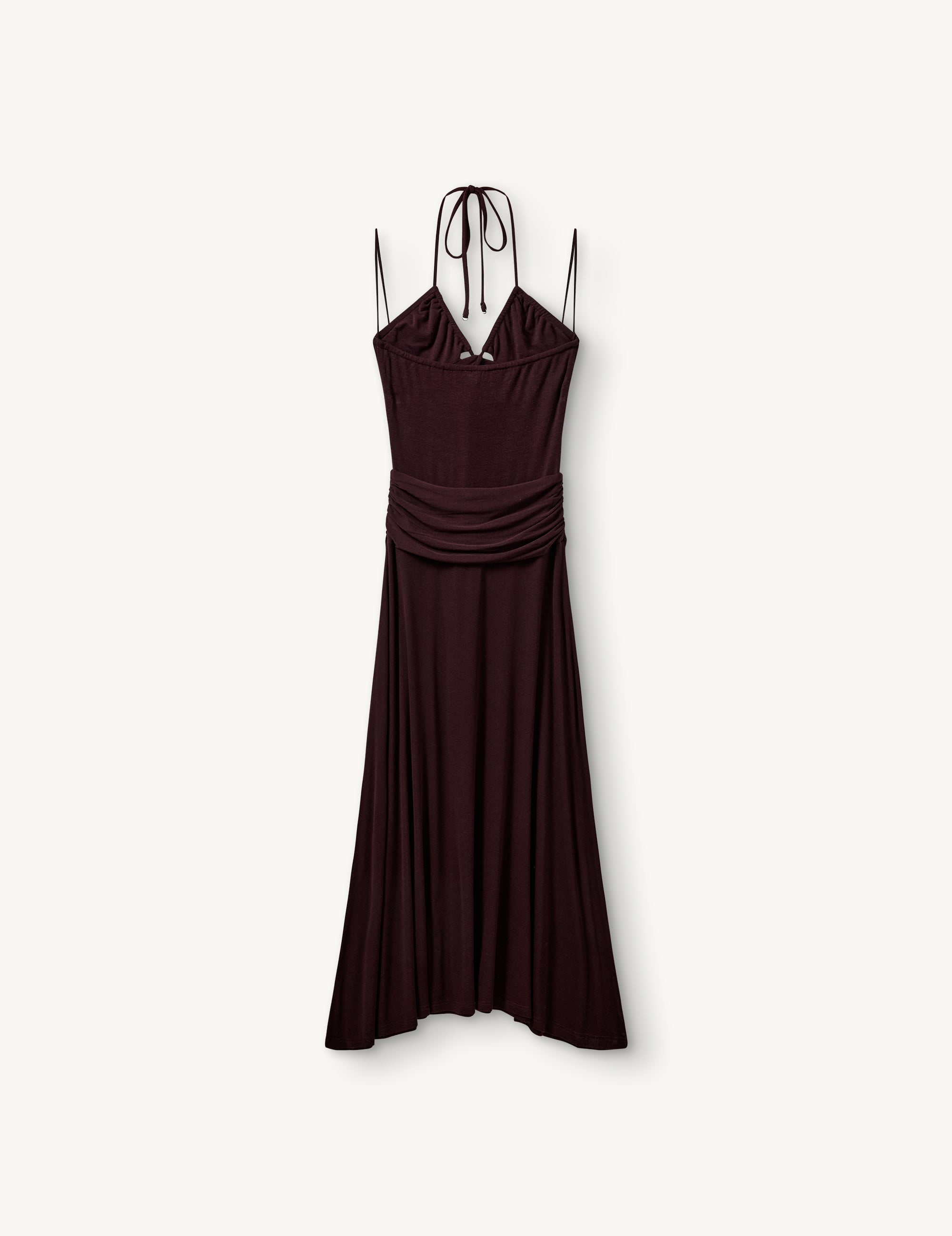 Breanna Bandeau Dress 4 / Burgundy