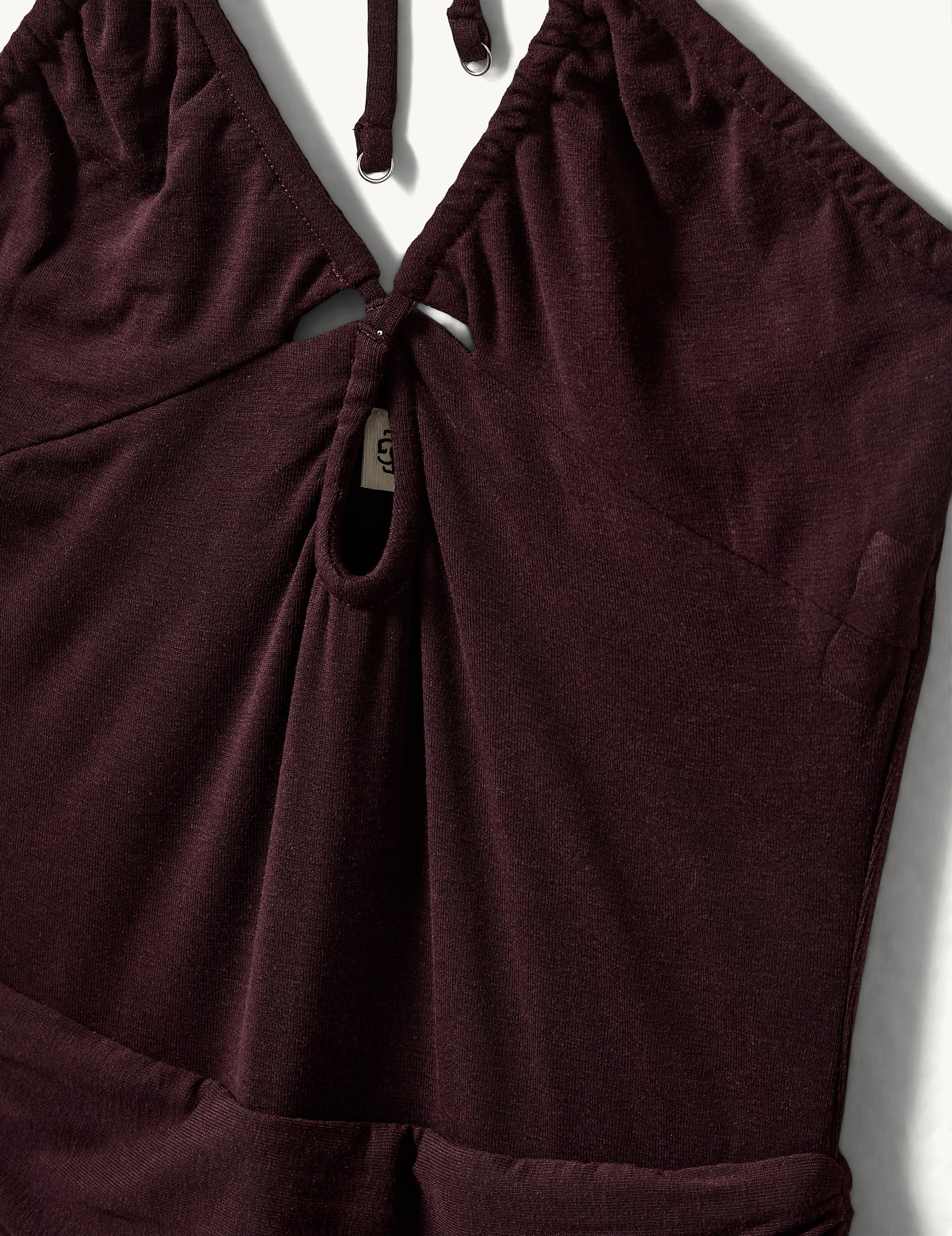 Breanna Bandeau Dress 4 / Burgundy