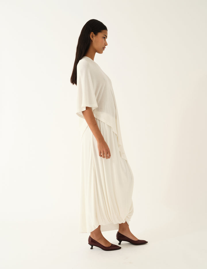 Breanna Asymmetric Top Cream OS / Cream