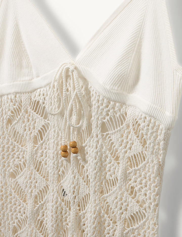 Marrakesh Midi Dress Cream 4 / Cream