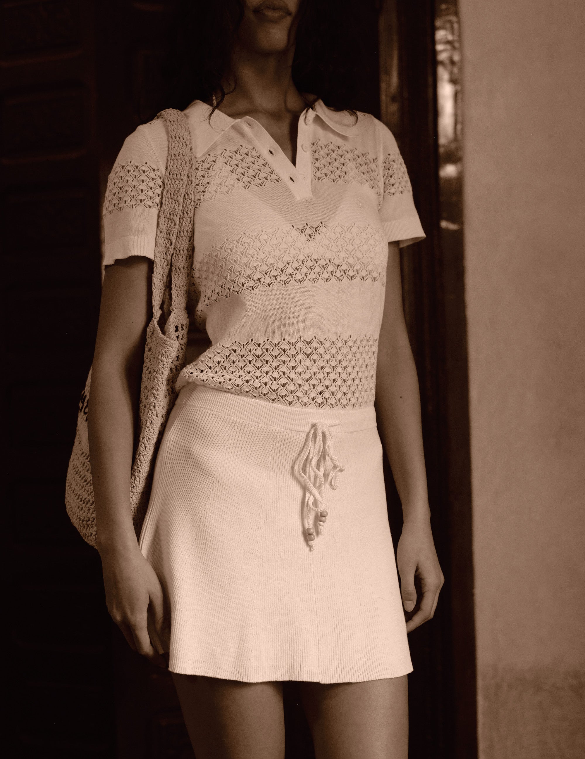 Tanzania Polo Dress Cream 4 / Cream