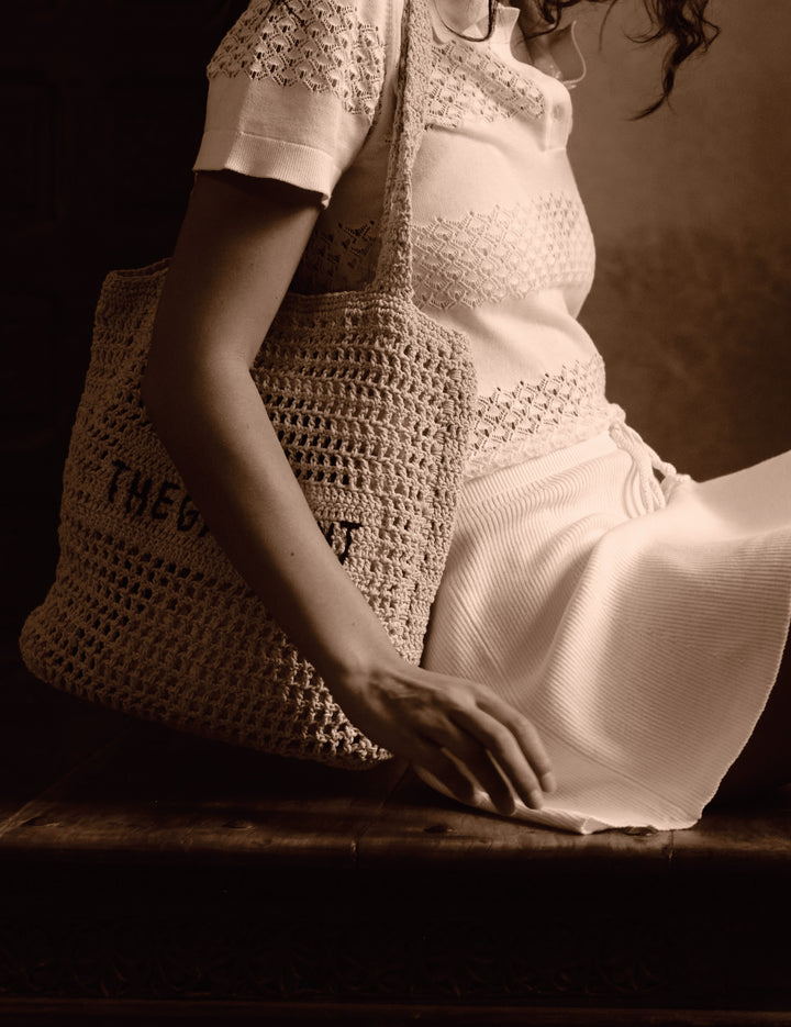 Palermo Crochet Bag Bone OS / Bone