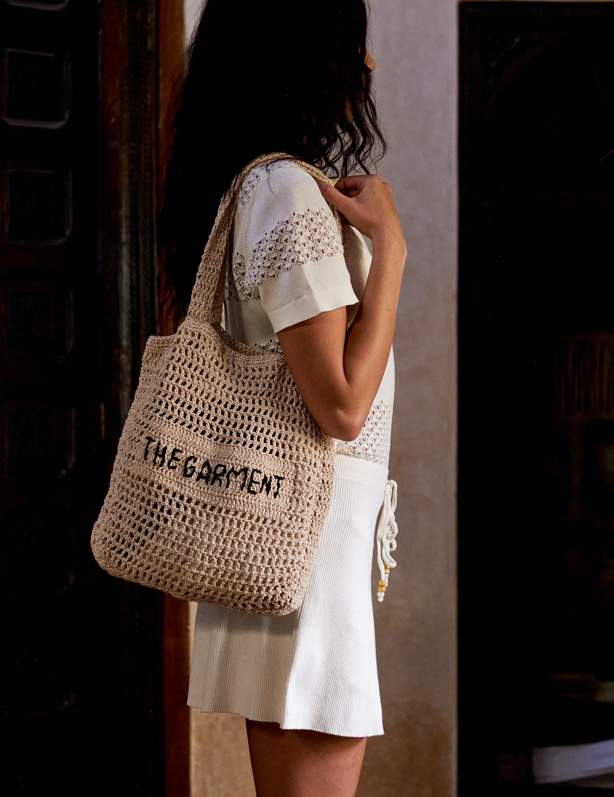 Palermo Crochet Bag Bone OS / Bone