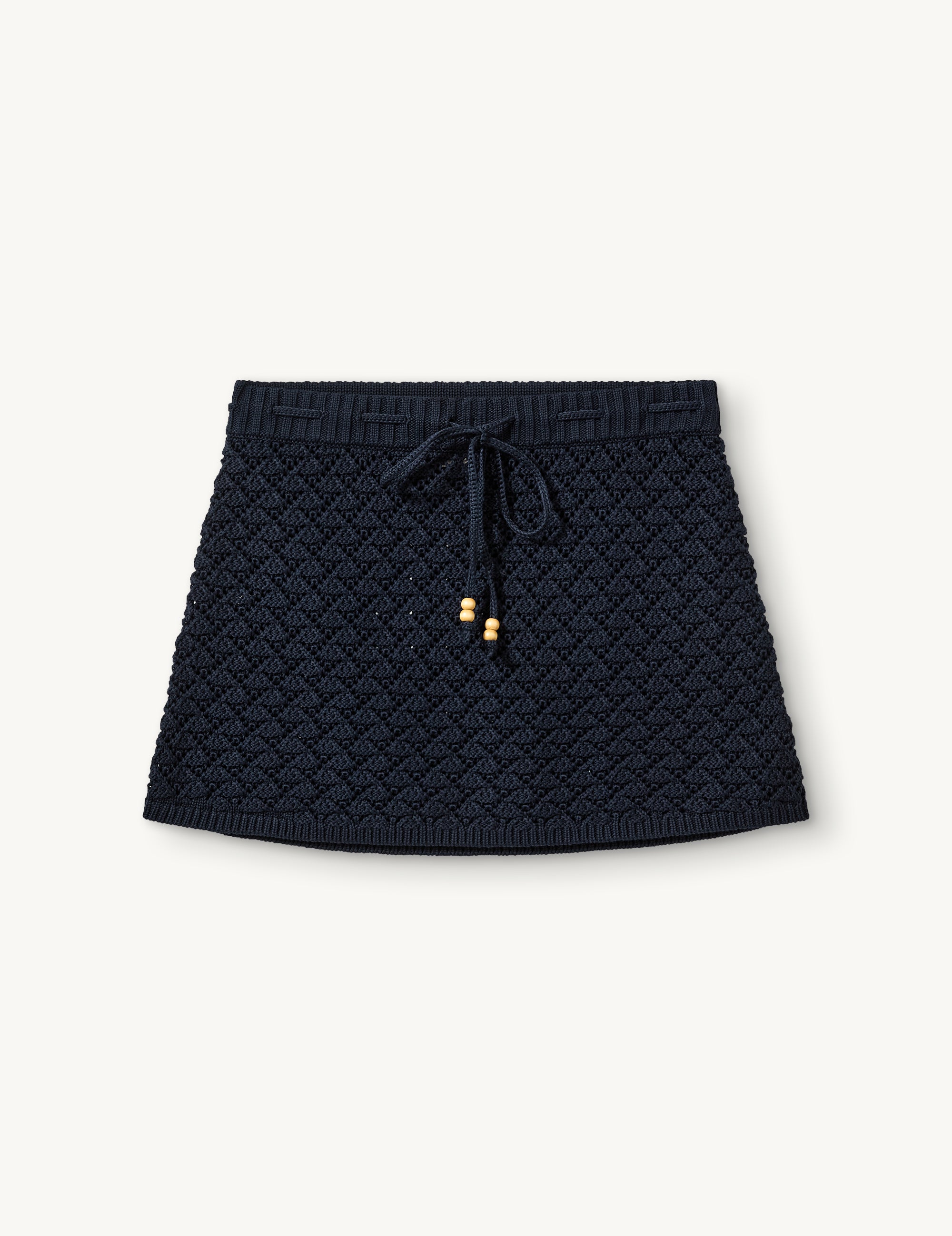 Riviera Mini Skirt Cream 4 / Cream