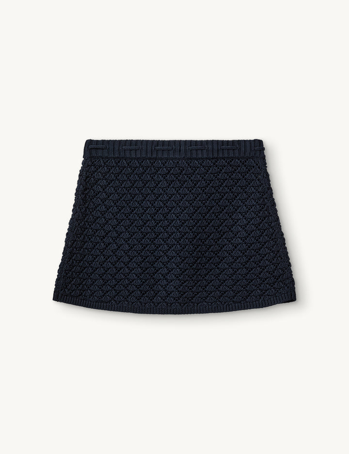 Riviera Mini Skirt Cream 4 / Cream