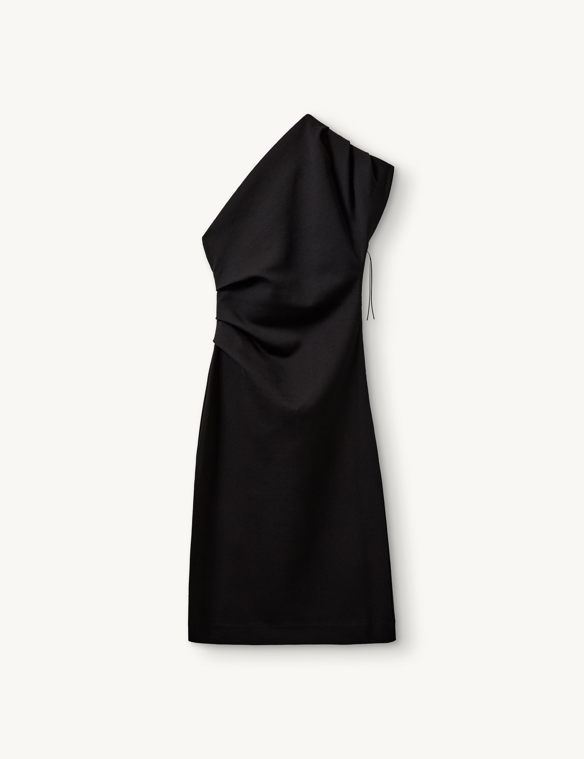 Glam Asymmetric Dress Black 4 / Black