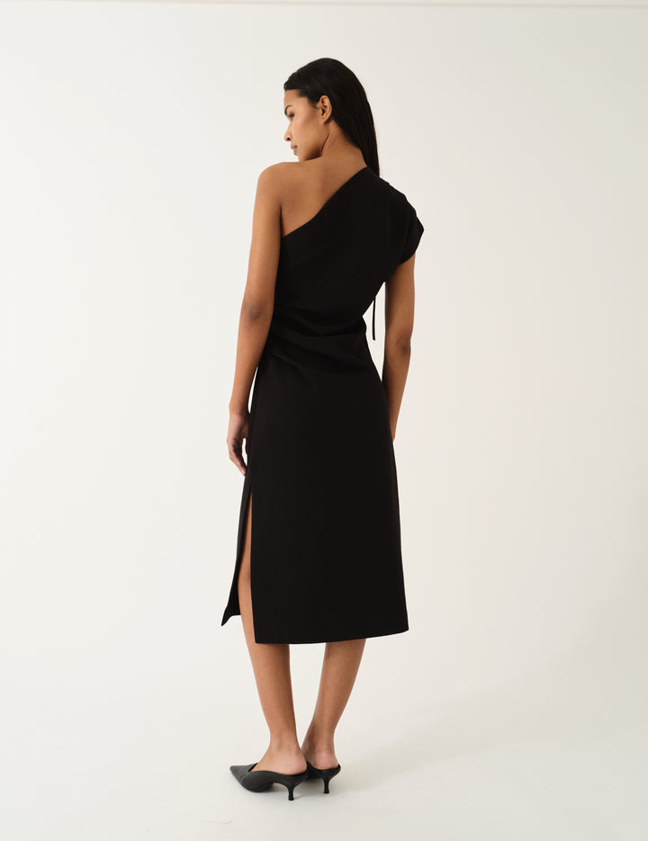Glam Asymmetric Dress Black 4 / Black