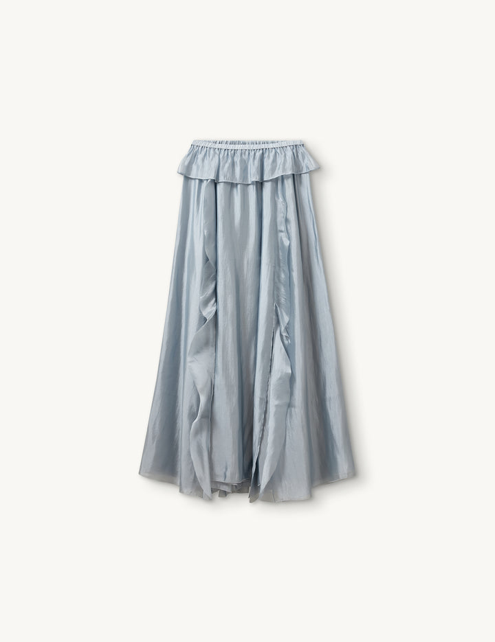 Gilian Statement Maxi Skirt Dusty Blue 4 / Dusty Blue