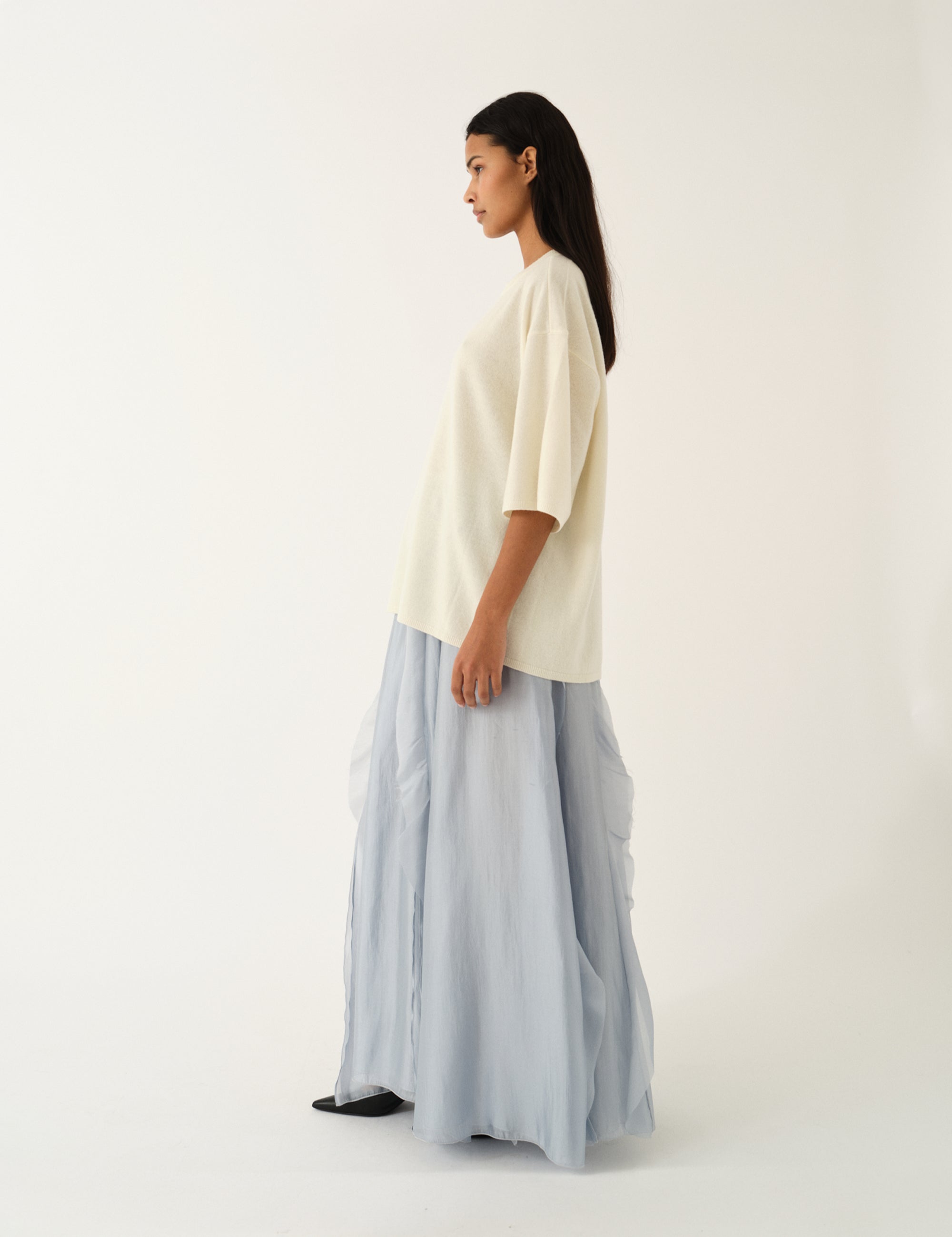 Gilian Statement Maxi Skirt Dusty Blue 4 / Dusty Blue
