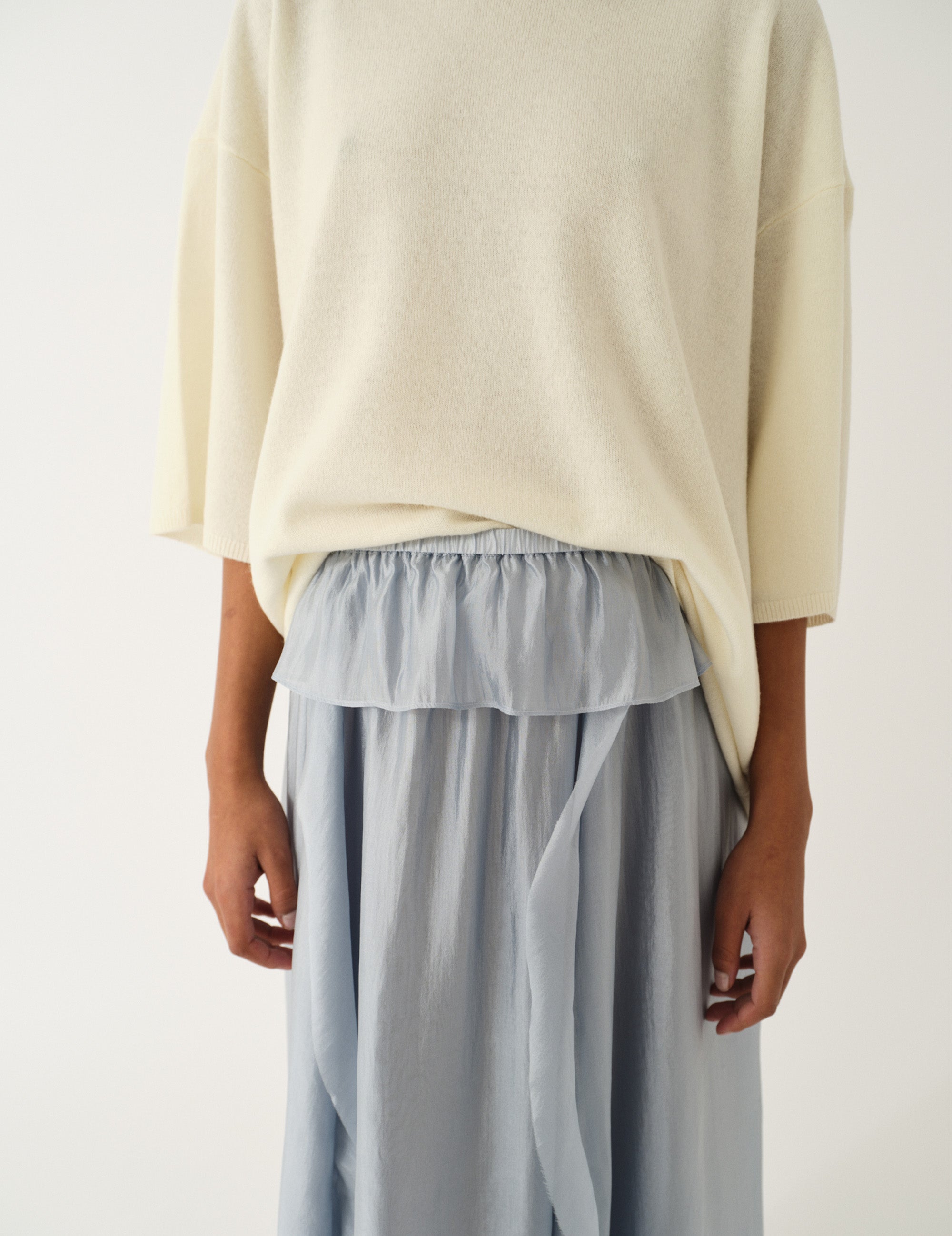 Gilian Statement Maxi Skirt Dusty Blue 4 / Dusty Blue