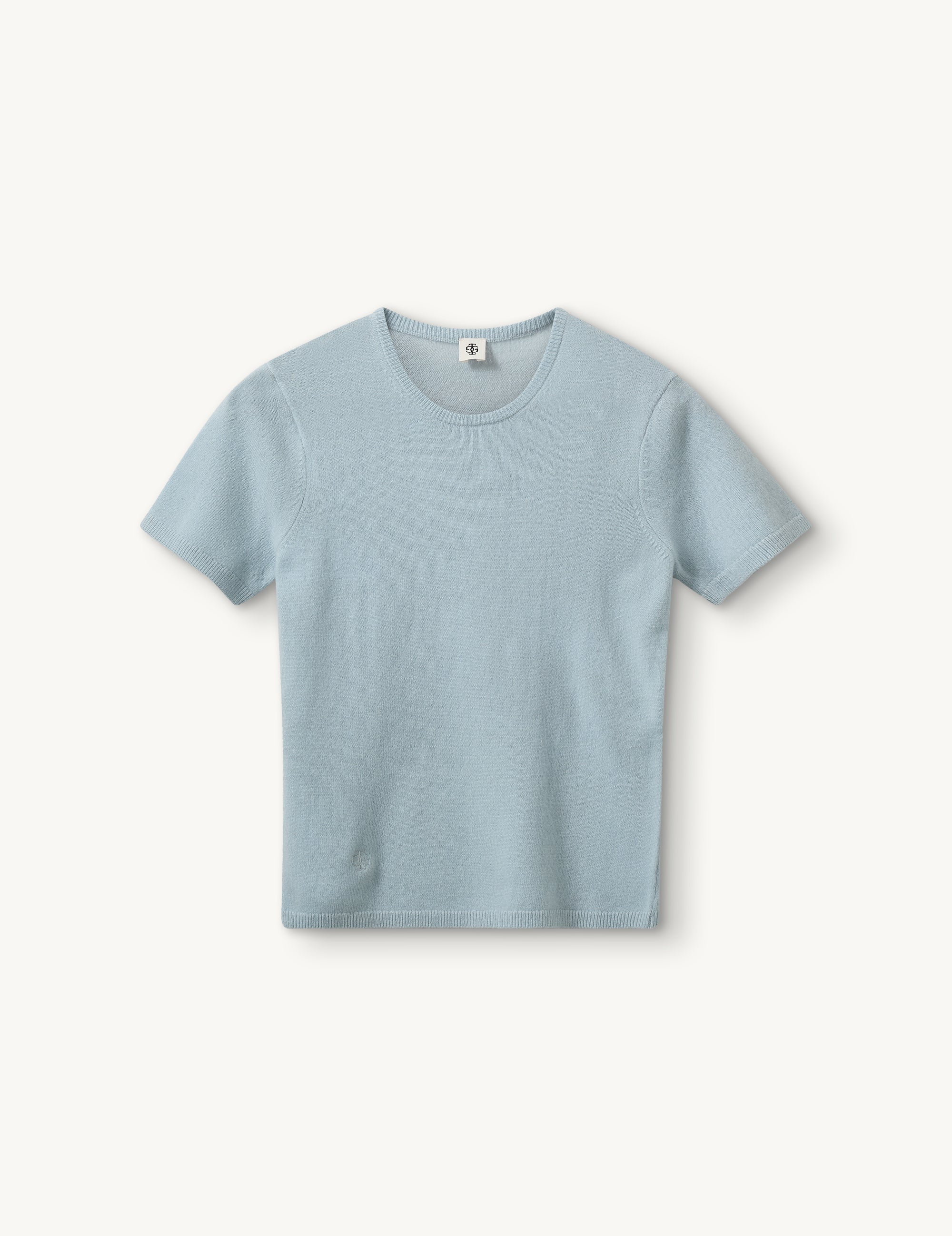 Como Knit Tee Light Blue