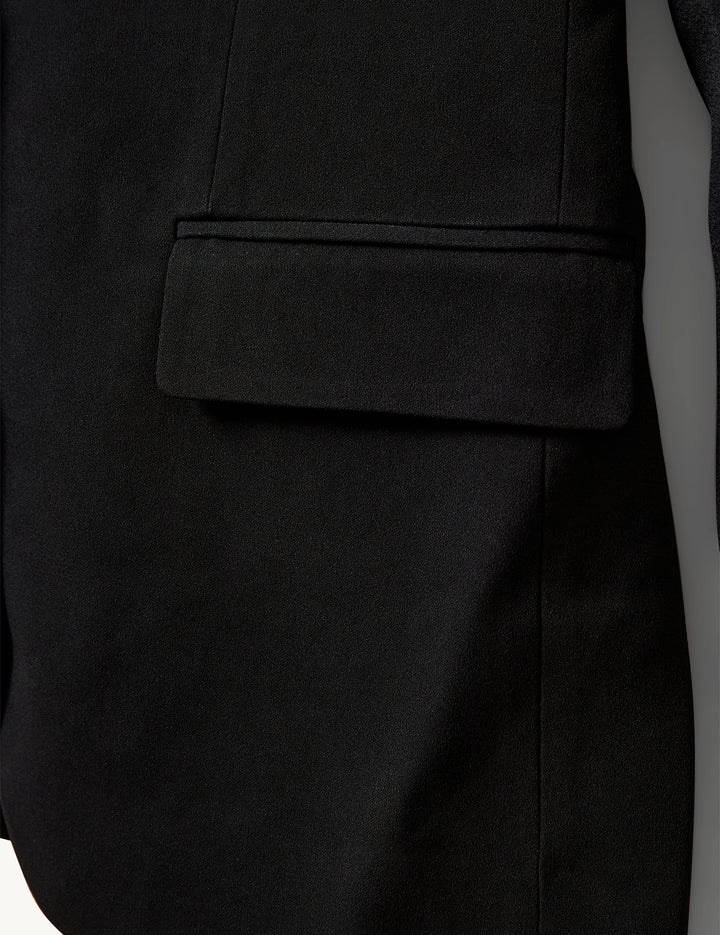 Crepe Blazer Black 4 / Black
